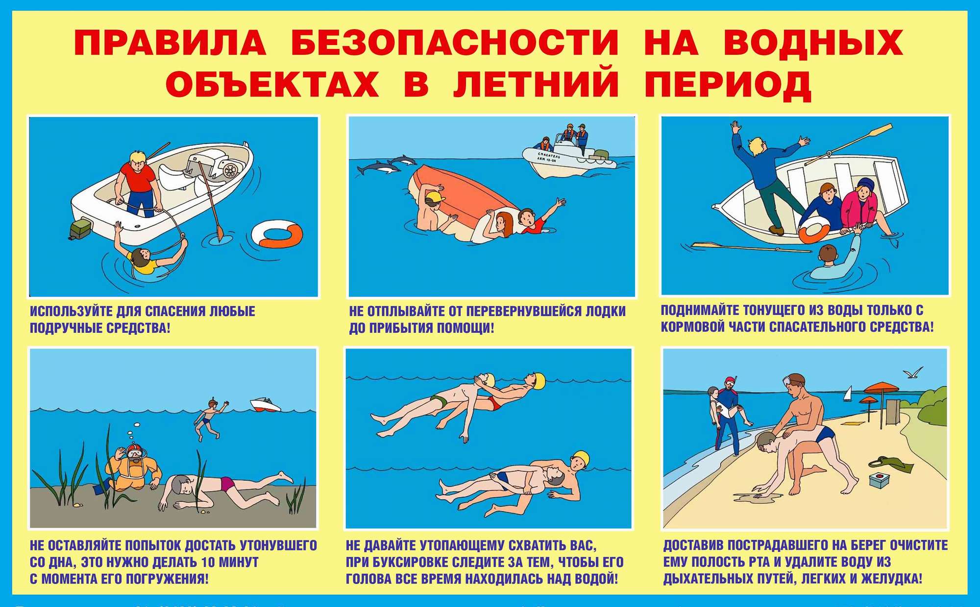 Правила на водоемах картинки
